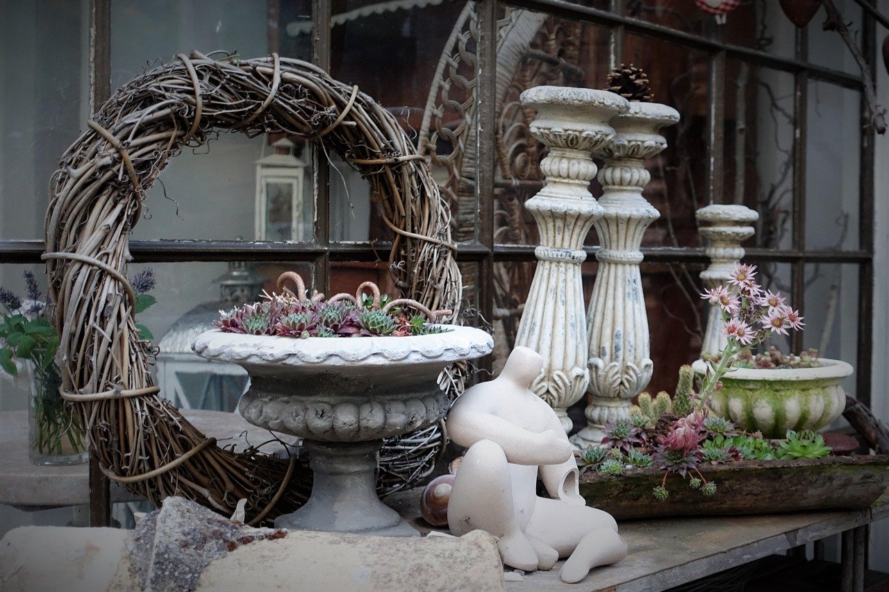 decoration, candle holder, planter, gray candle, gray candles, planter, planter, planter, planter, planter